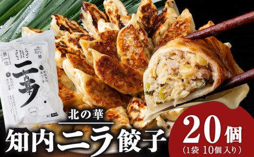 知内ニラ餃子（10個入り）2袋【知内観光協会】