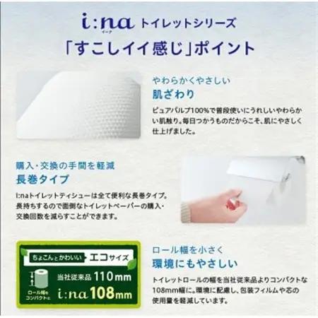 セットA トイレットペーパー 2倍巻きダブル12ロール×3パック+ティッシュ5箱×2パック【配送不可地域：離島・北海道・沖縄県】【1615618】