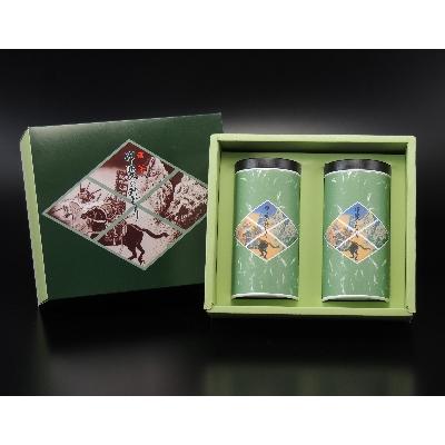 ふるさと納税 山梨県 甲斐のみどり南部茶(天子)200g×2缶入り