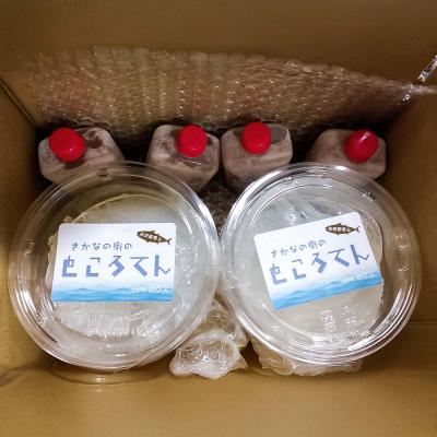 ふるさと納税 土佐清水市 【先行受付】ところてん  土佐流宗田節だし・ポン酢・黒蜜 食べ比べ 4個セット 【R01309】 |  | 03