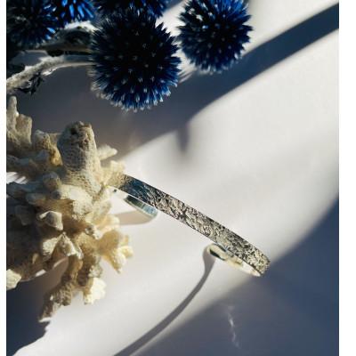 ふるさと納税 藤沢市 Moon Surface Bangle  レディースLサイズ