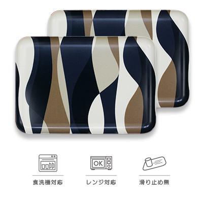 ふるさと納税 和歌山市 SRトレー L 39cm ウェーブ 2枚セット 電子レンジと食洗機対応のトレー