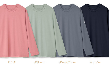 【ダークグレー Lサイズ】リファ バイタルテック モイストスムース ロングスリーブプルオーバー/MEN