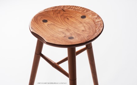 木工yamagen Crescent stool［cherry］