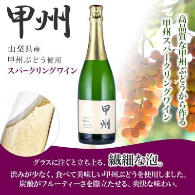 ふるさと納税 湯浅町 スパークリングワイン 甲州 11度 750ml 1本 果実酒 発泡ワイン 湯浅ワイナリー |  | 01