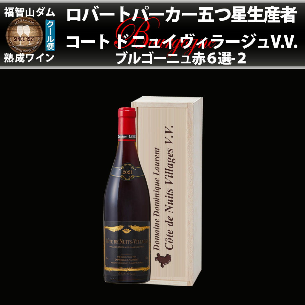 【ふるさと納税】FD562 福智山ダム熟成 五つ星生産者ブルゴーニュ赤6選-02 ドミニクローラン コートドニュイ ヴィラージュ V.V. 750ml×1本 ワイン 赤ワイン お酒 酒 アルコール ぶどう ブドウ 葡萄 飲料 冷蔵 福岡県 直方市 送料無料