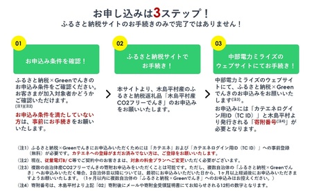 木島平村産CO2フリーでんき 10,000 円コース（注：お申込み前に申込条件を必ずご確認ください） | 中部電力ミライズ 電気 長野県 木島平村