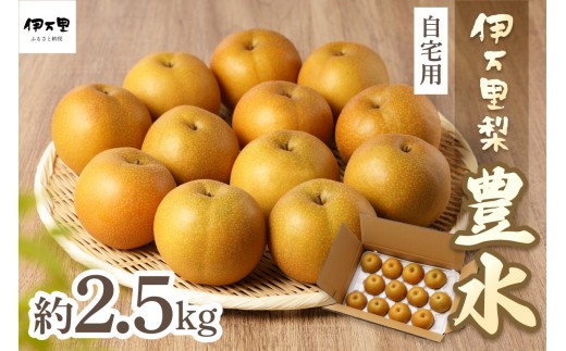 【2026年産先行予約】伊万里梨 「豊水」 約2.5kg ご自宅用におすすめ 178-B1069【フルーツ 果物 果実 くだもの】