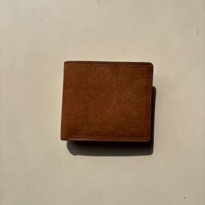 Box Short WALLET 二つ折り財布 茶【1623880】