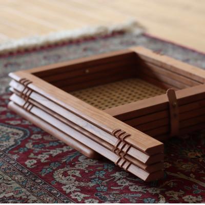 ふるさと納税 宇治市 木製折り畳み椅子「patol stool」 籐張り |  | 03