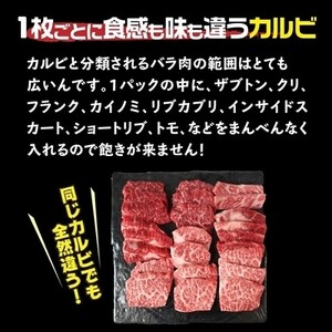 084-08 鹿児島県産黒毛和牛焼肉カルビ 400g