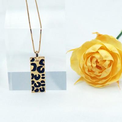 ふるさと納税 山梨県 K18地金　エナメル(ヒョウ柄)ネックレス　HH018174 |  | 02