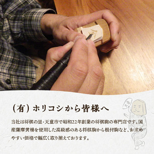 将棋駒 ( 金版押形 ・ 菱湖書 ) 山形県 天童市 08-22-003