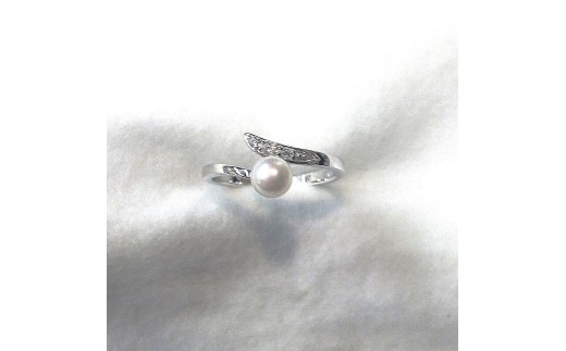 1921 リング・テール（淡水本真珠・ボタン）SV製  リング 真珠の指輪 ファッションリング シルバー製リング 淡水真珠 母の日プレゼント 結婚記念日ギフト 自分へのご褒美 カジュアルアクセサリー フリーサイズ クリスマスプレゼント しっぽ ジルコニア