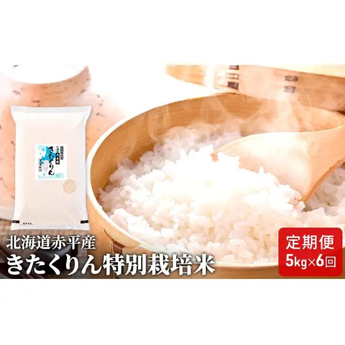 きたくりん精米特別栽培米 北海道産 きたくりん【5kg】【定期便6回】