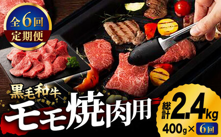 【6回定期便】九州産 藤彩牛 モモ 焼肉用[ZDT057]