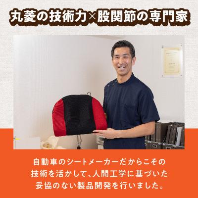 ふるさと納税 小牧市 ディープ6　股関節ケア用クッション(ネイビー×グレー)[023M16-01] |  | 01