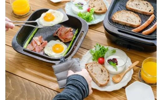 【福箱★2027】おもいの鉄板 スクエア 電気卓上コンロ　誰が焼いても【美味しい焼き加減】プロの火加減を卓上で再現できます。 H051-300