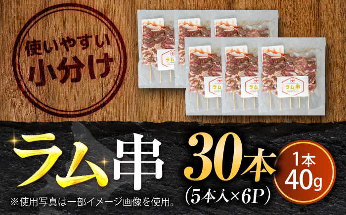 ラム串 30本  | ラム ラム肉 羊肉 仔羊 北海道 | ストレイシープ [BOAP013]