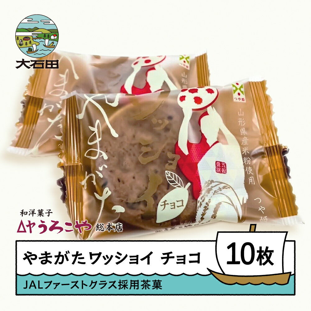 【ふるさと納税】 お菓子 スイーツ 和菓子 やまがたワッショイ チョコ 10枚入 クッキー 送料無料 us-swywc10
