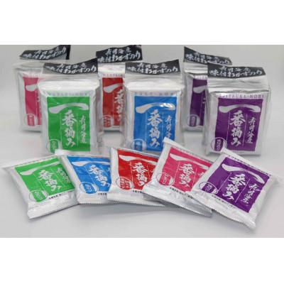 ふるさと納税 直方市 (福岡有明海苔5つの味) 有明海産一番摘「味付けおかず海苔　6袋入詰合セット」(直方)