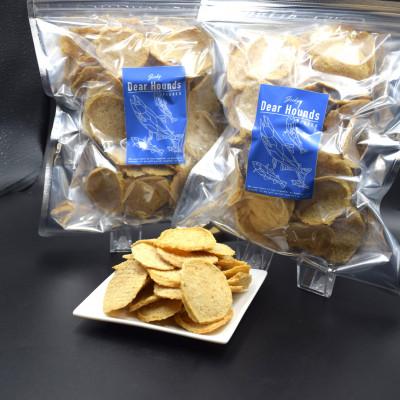 ふるさと納税 美唄市 DearHoundsこだわりの愛犬愛猫おやつ【鱈】コインチップジャーキー200g×2個　合計400g |  | 02