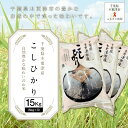 【ふるさと納税】【令和6年産新米】千葉県木更津産こしひかり15kg（5kg×3） ふるさと納税 米 15kg コシヒカリ 千葉県 木更津市 送料無料 KW002