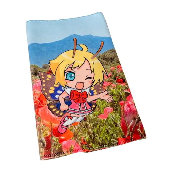 シモンちゃん フェイスタオル 昇華転写プリント 【 キャラクタータオル タオルグッズ 茨城タオル 下妻タオル 】