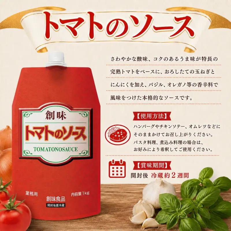 【業務用】トマトのソース 1kg ×  5個