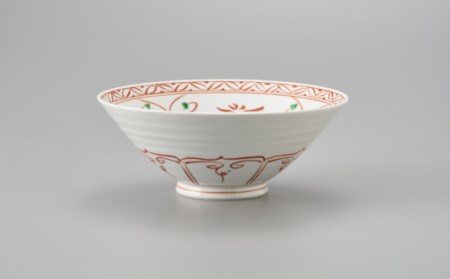平丼1点安南赤絵花鳥図 NAZ019 