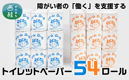 【就労支援】 トイレットペーパー 個包装 ダブル ＆ シングル ドリームロール 各27ロール×2箱 計54ロール【シングル1個:長さ65ｍ ダブル1個：長さ30ｍ】シングルソフトタイプ トイレットペーパー ﾄｲﾚｯﾄﾍﾟｰﾊﾟｰ 日用品 ﾄｲﾚｯﾄﾍﾟｰﾊﾟｰ 備蓄 ﾄｲﾚｯﾄﾍﾟｰﾊﾟｰ 山梨県 西桂町【n0371_tii_A】