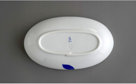 有田焼 食洗機対応 鉄仙花カレー皿 2点セット【泰山】食器 器 うつわ 皿 楕円皿 ボウル ey014
