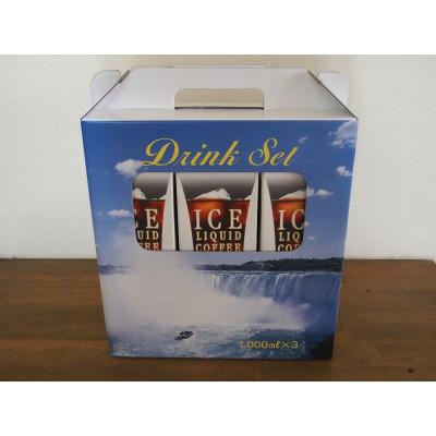 ふるさと納税 河合町 【直火焙煎珈琲】オリジナル　アイスコーヒー(無糖) 1000ml×3本 |  | 01