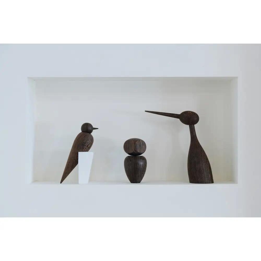 【Tagayasan（タガヤサン）：こげ茶 】【銘木再生】幸運を運ぶ木製オブジェliving_bird 梟