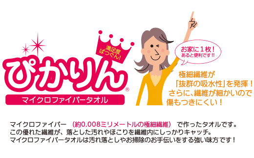 マイクロファイバータオル5枚セット（シモンちゃんロゴ入り）【 キッチン 掃除 洗車 布巾 ふきん 】