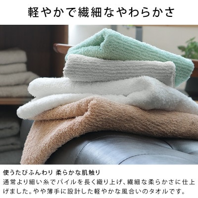 (今治タオル)速乾Dailyフェイスタオル12枚＜モカ＞ヒオリエ I001220FT12MOC