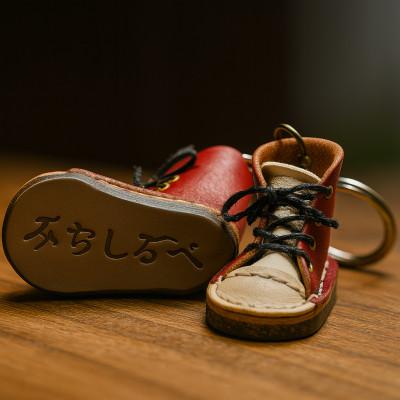 ふるさと納税 美作市 本革　ミニチュアスニーカー |  | 01