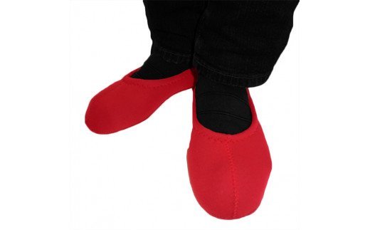 クロッツ ルームシューズ スタンダード 　レッド/M（25cm）_2038R-4