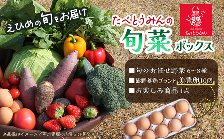 たべとうみんの旬菜ボックス｜ 野菜詰め合わせ 旬野菜 卵 美豊卵 野菜 やさい やさいセット 野菜 野菜ボックス