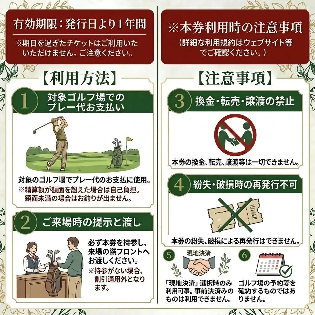 【ふるさと納税】安平町ゴルフ場共通割引券　3000円分（3000円×1枚）