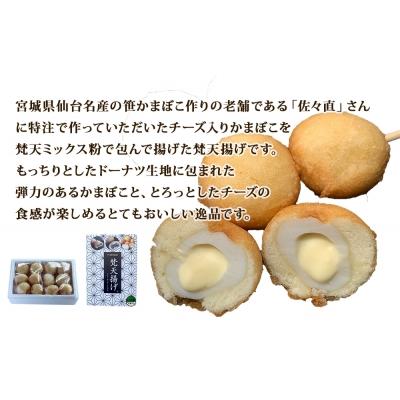 ふるさと納税 名取市 梵天揚げセット(あん無しよもぎ餅6個、あん入りよもぎ大福6個、チーズinかまぼこ12個　計24個入) |  | 03