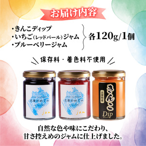 ジャム 3種 詰め合わせ いちご ブルーベリー 芋 ジャム