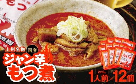 もつ煮 ジャン辛もつ煮 1人前×12個 計2,700g