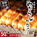 【ふるさと納税】飛騨高山 みだらしだんご セット 10本入×5袋＆醤油500ml×1本 だんご 団子 おだんご みたらし団子 みだらし団子 醤油味 飛騨高山 銀家 TR4064