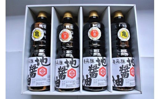 醤油 地の香り １リットル×４本セット