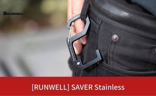 [RUNWELL] SAVER Stainless カラビナ バックハンガー ドアオープナー マルチフック ボトルオープナー 10000円以下 1万円以下 【010S237】