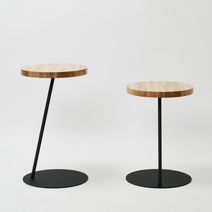 Circle side table（サークルサイドテーブル） サイドテーブル／ナイトテーブル H600 ブラック_集成材  EB8-0661