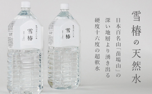 雪椿の天然水 2L×6本