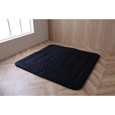 ふるさと納税 大木町 ふっくら敷モデルノ(約190×190)(ネイビー) AA100