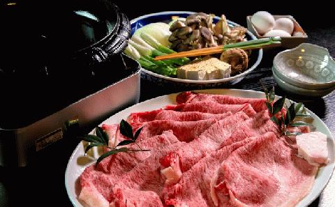近江牛霜降り肉（上ロース）すき焼き用 800g